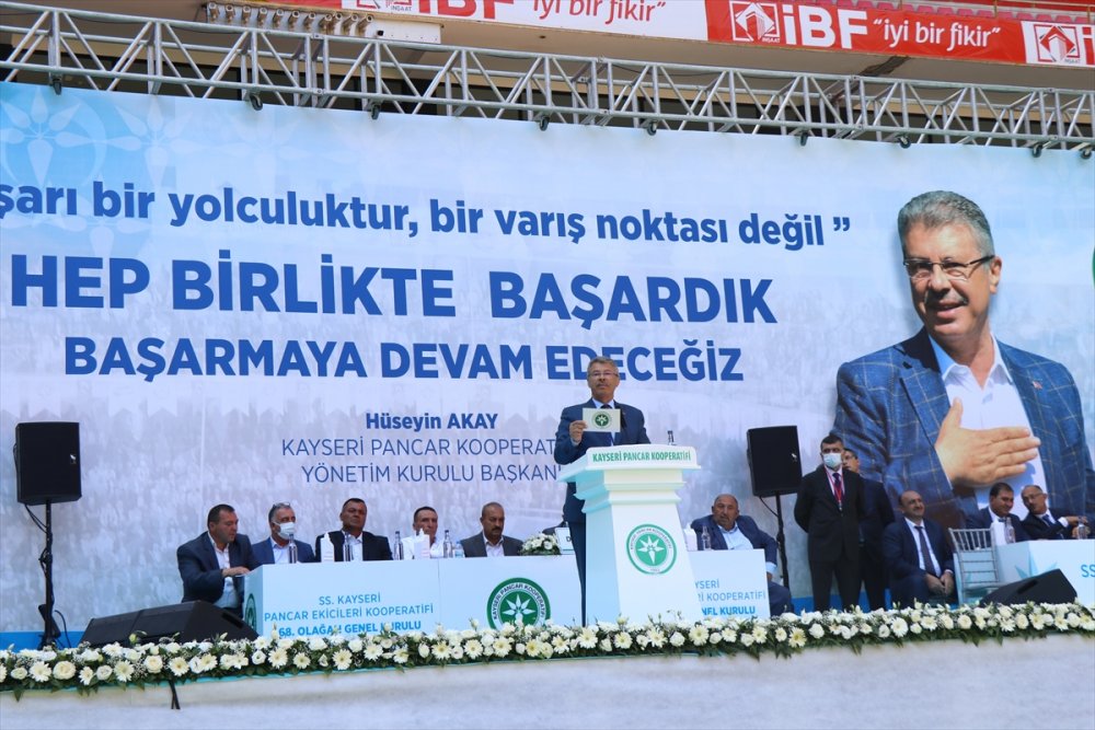 Kayseri Pancar Ekicileri Kooperatifi Yönetim Kurulu Başkanı Akay Güven Tazeledi
