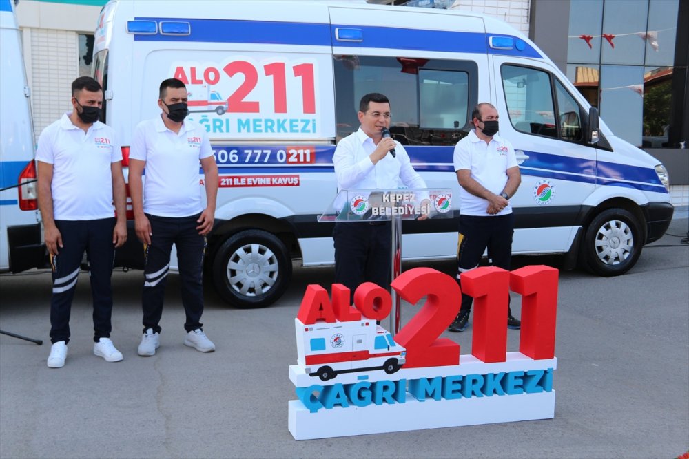 Antalya'da Ambulansla Hastaneye Giden Hastaya Belediye Eve Dönüş Hizmeti Verecek