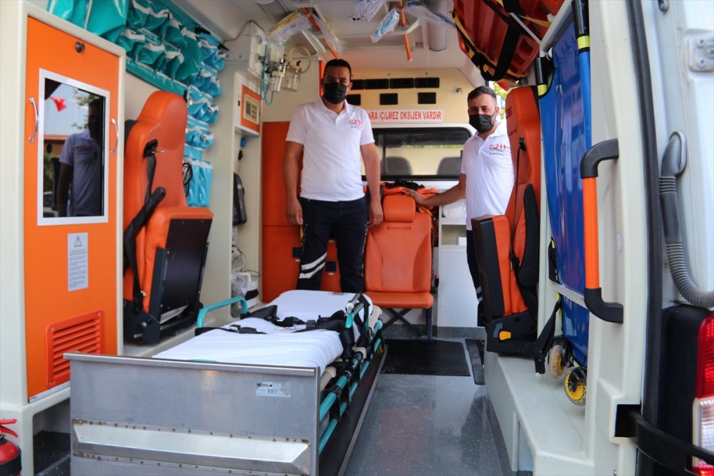 Antalya'da Ambulansla Hastaneye Giden Hastaya Belediye Eve Dönüş Hizmeti Verecek