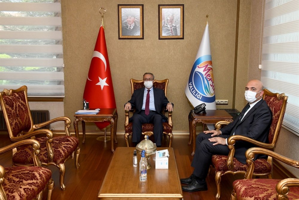 Mersin İl Emniyet Müdürü Şahne'den, Vali Su'ya Veda Ziyareti