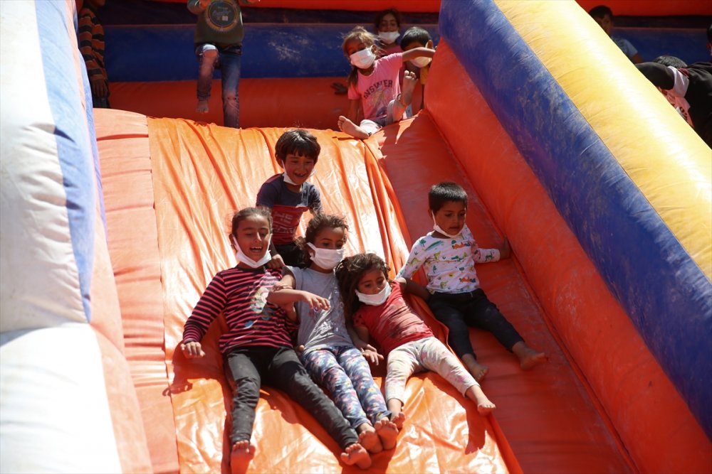 Eskişehir'de Mevsimlik Tarım İşçilerinin Çocukları İçin Seyyar Oyun Parkı