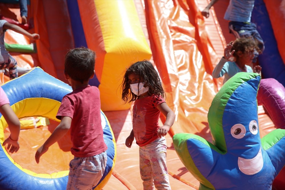 Eskişehir'de Mevsimlik Tarım İşçilerinin Çocukları İçin Seyyar Oyun Parkı
