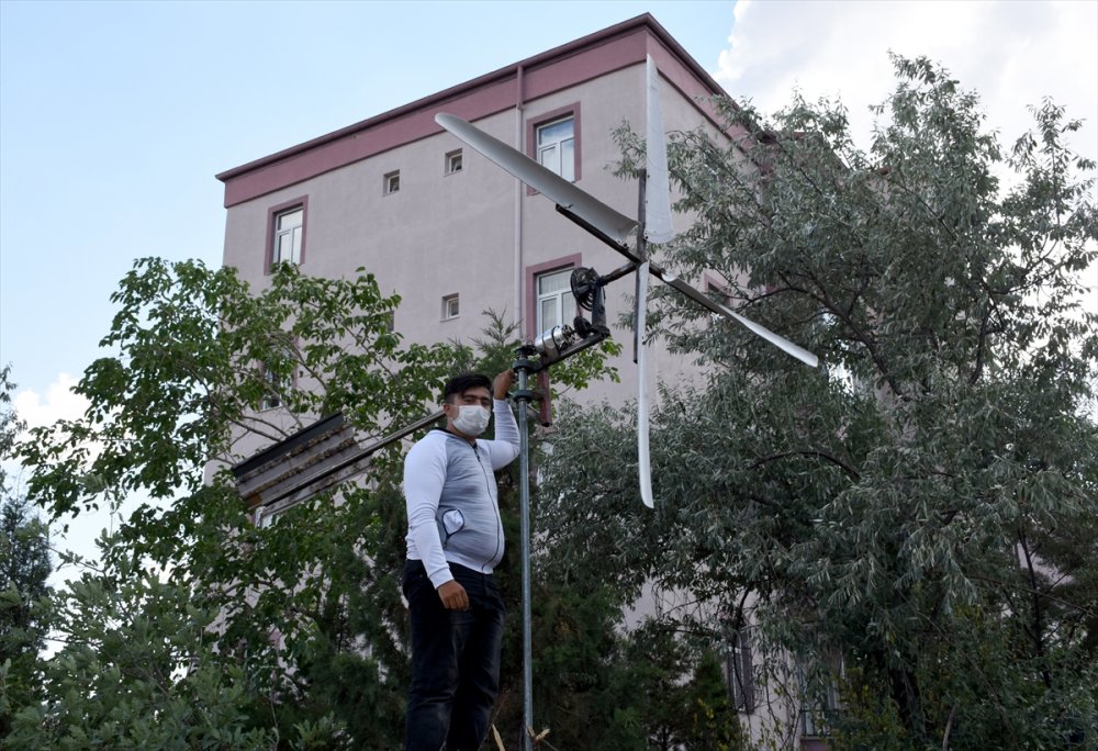 Aksaraylı Genç Mucit Kendi Elektriğini Üretti