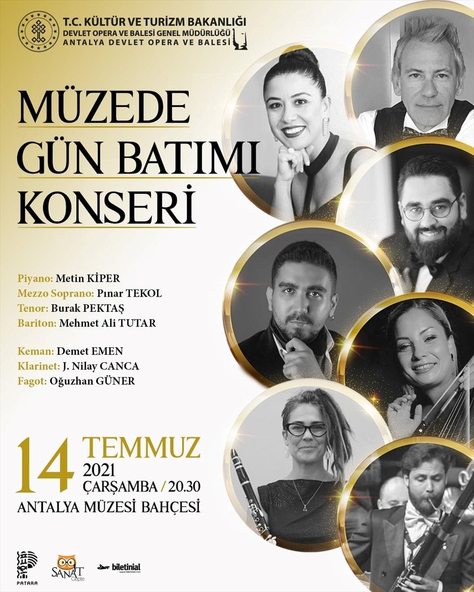 Antalya Dob'dan "Müzede Gün Batımı" Konseri