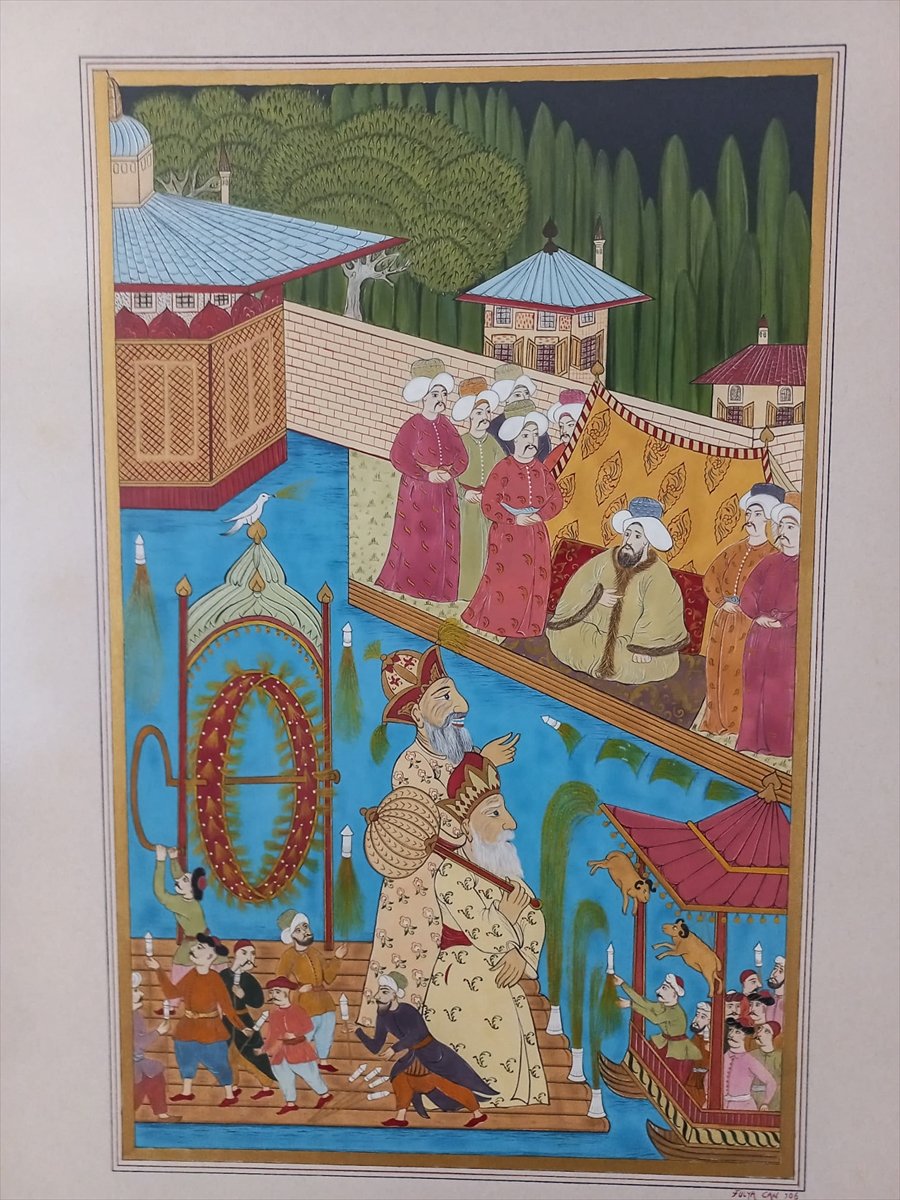 Topkapı Sarayı'nda Öğrendiği Tezhibi Geleceğe Taşımak İçin Uğraşıyor