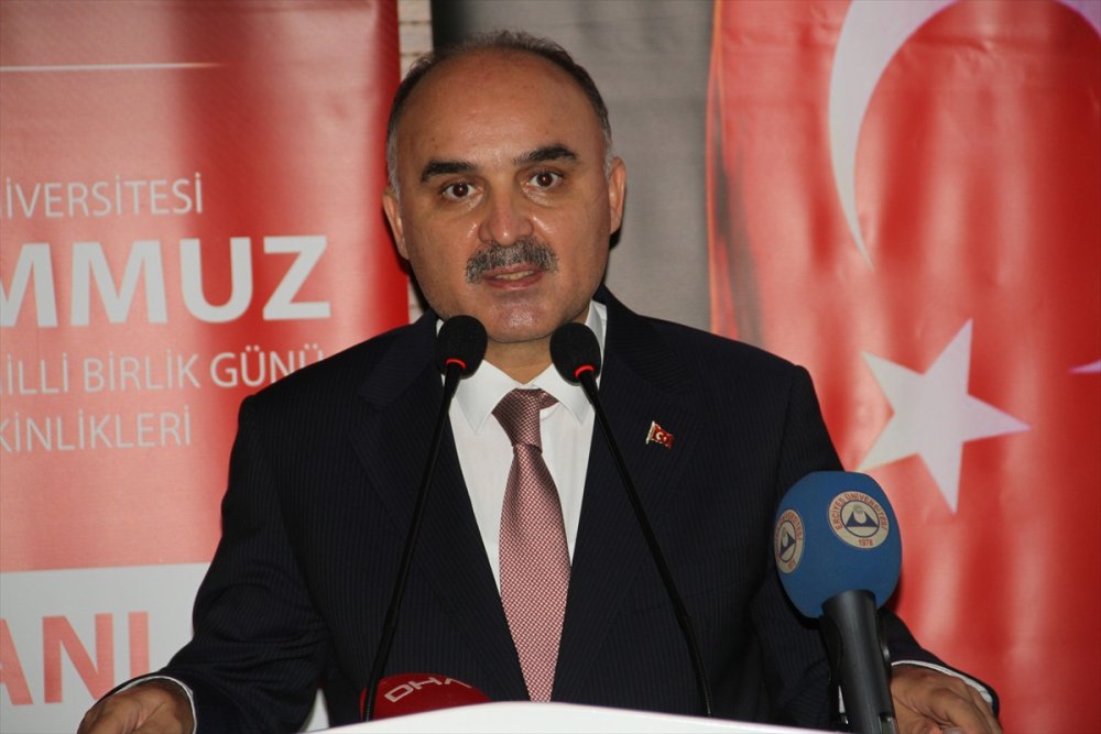 15 Temmuz Gazisi Aslan, Erciyes Üniversitesi Gazi Turgut Aslan Konferans Salonunun Açılışında Konuştu