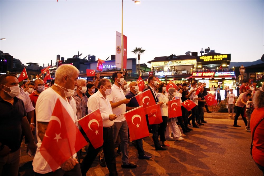 Antalya, Muğla, Burdur Ve Isparta'da 15 Temmuz Demokrasi Ve Milli Birlik Günü Etkinlikleri Düzenlendi