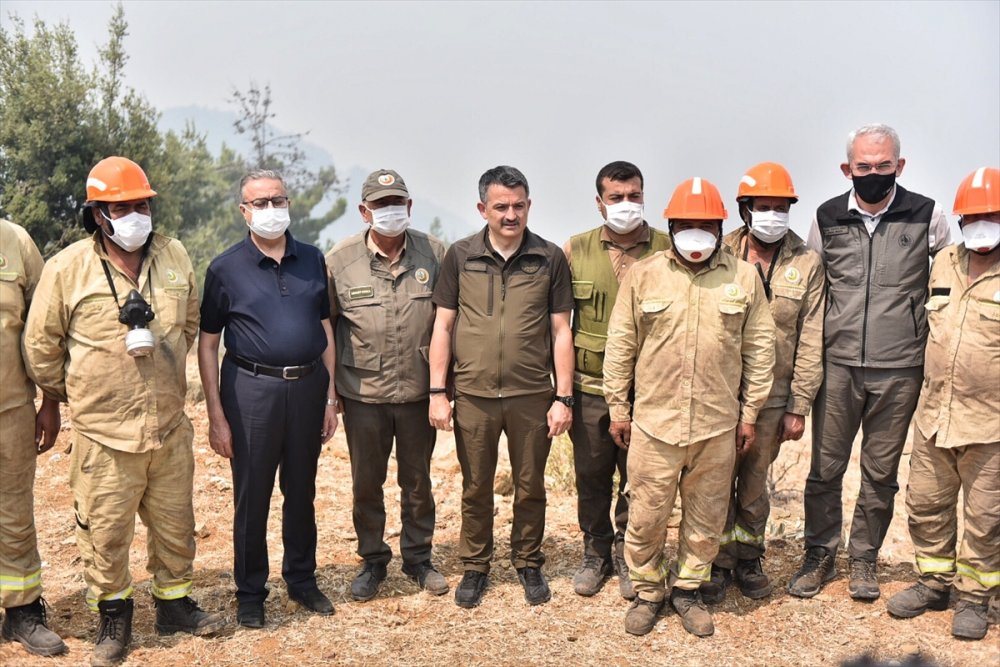 Tarım Ve Orman Bakanı Pakdemirli, Mersin Ve Hatay'daki Orman Yangınlarıyla İlgili Konuştu