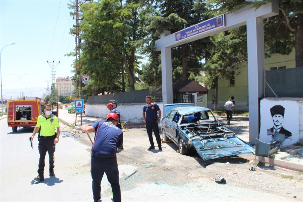 Ak Parti Yunak İlçe Gençlik Kolları Başkanı Trafik Kazası Geçirdi