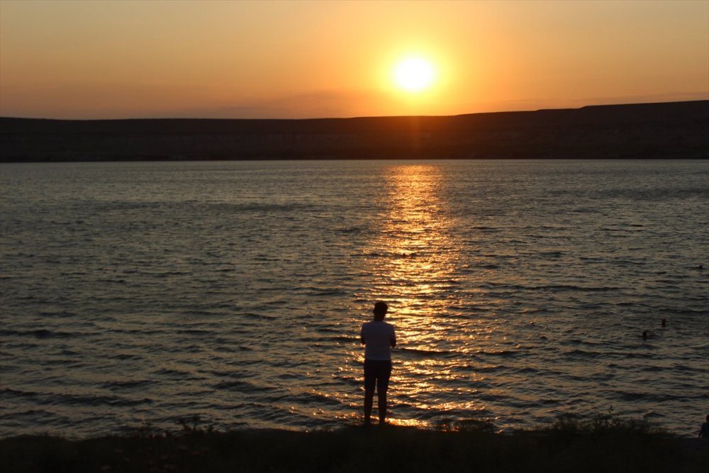 Acıgölde Gün Batımı