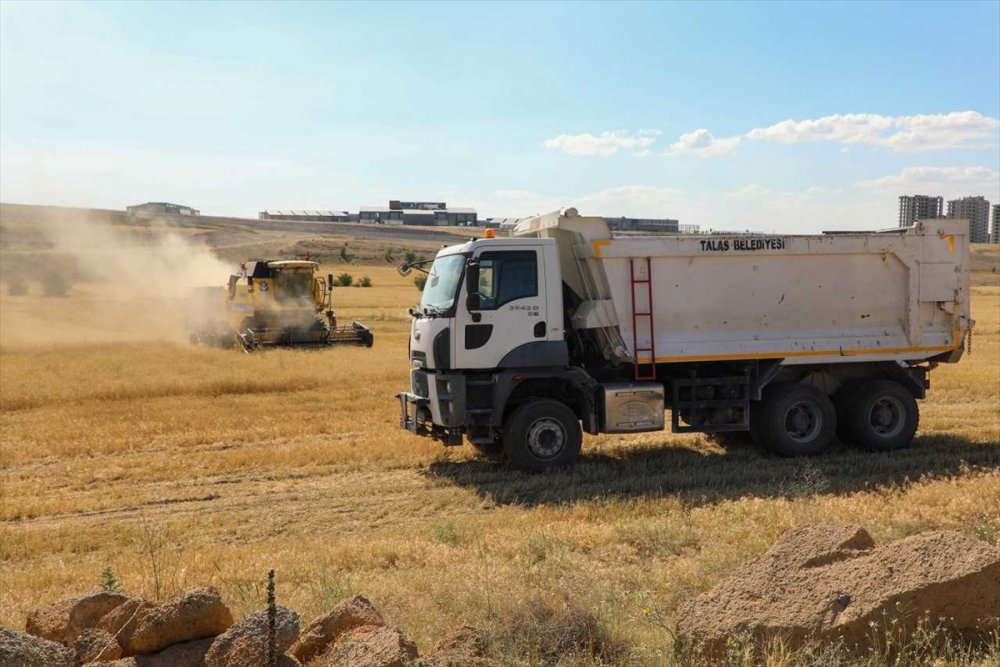 Talas İlçesinde Boş Araziler Tarıma Kazandırılıyor