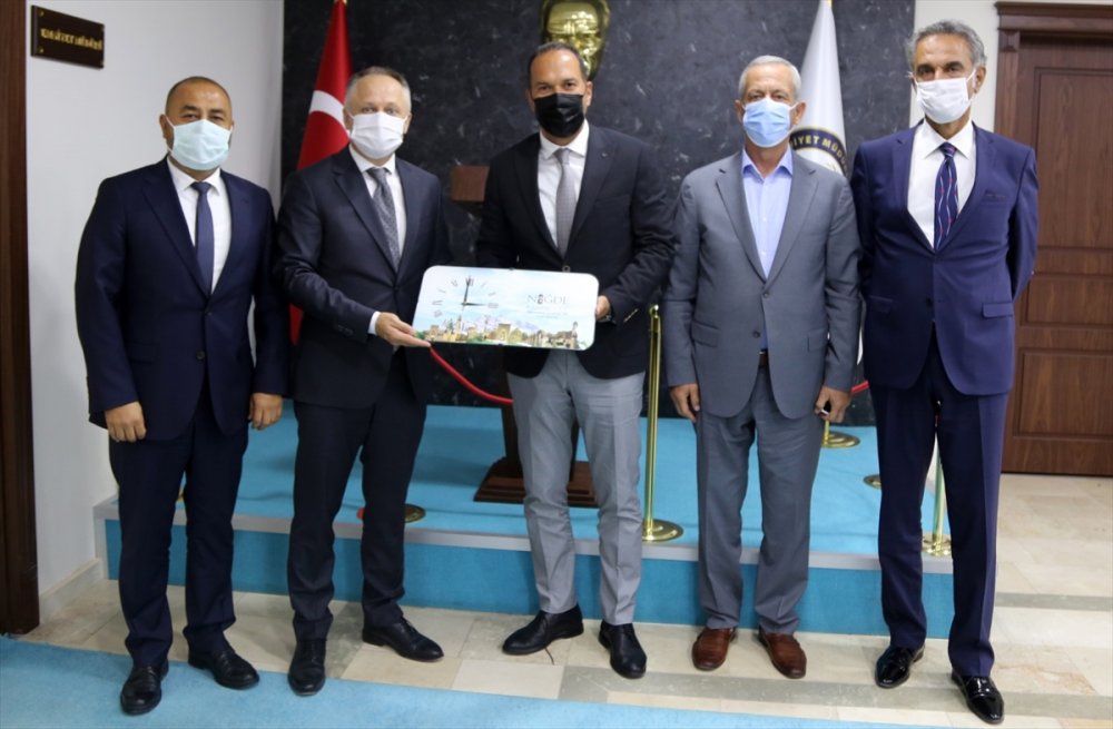 Niğde Belediye Başkanı Emrah Özdemir'den Emniyet Müdürü Adnan Özdemir'e Ziyaret