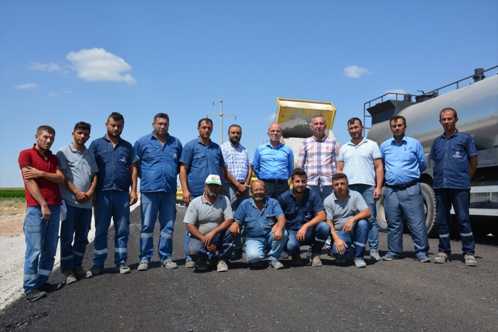 Çumra'da Asfaltlama Çalışmaları Devam Ediyor