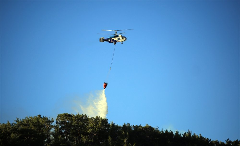 Mersin'deki İki İlçede Çıkan Orman Yangınlarına Müdahale Ediliyor