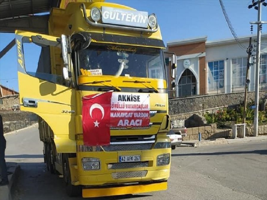 Ahırlı'dan Manavgat'a Yardım