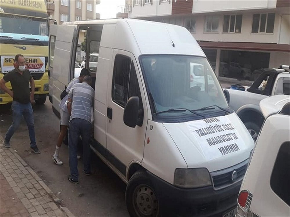 Beyşehir Ve Yalıhüyük'ten Manavgat'a Yardım