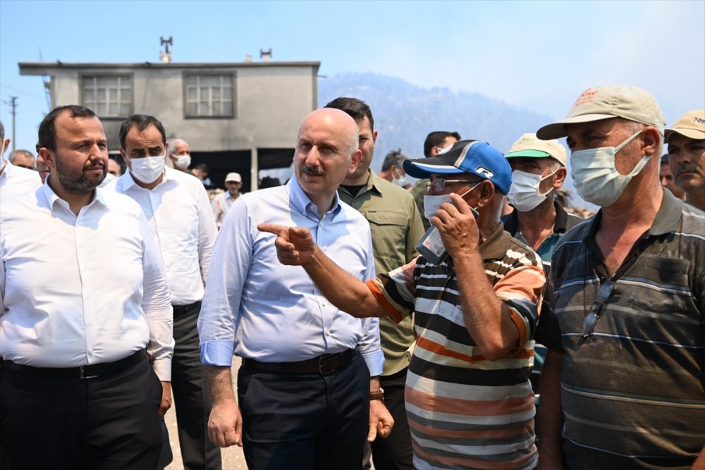 Ulaştırma Ve Altyapı Bakanlığı, Tüm İmkanlarını Yangın Bölgelerine Seferber Etti
