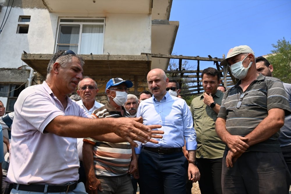 Ulaştırma Ve Altyapı Bakanlığı, Tüm İmkanlarını Yangın Bölgelerine Seferber Etti