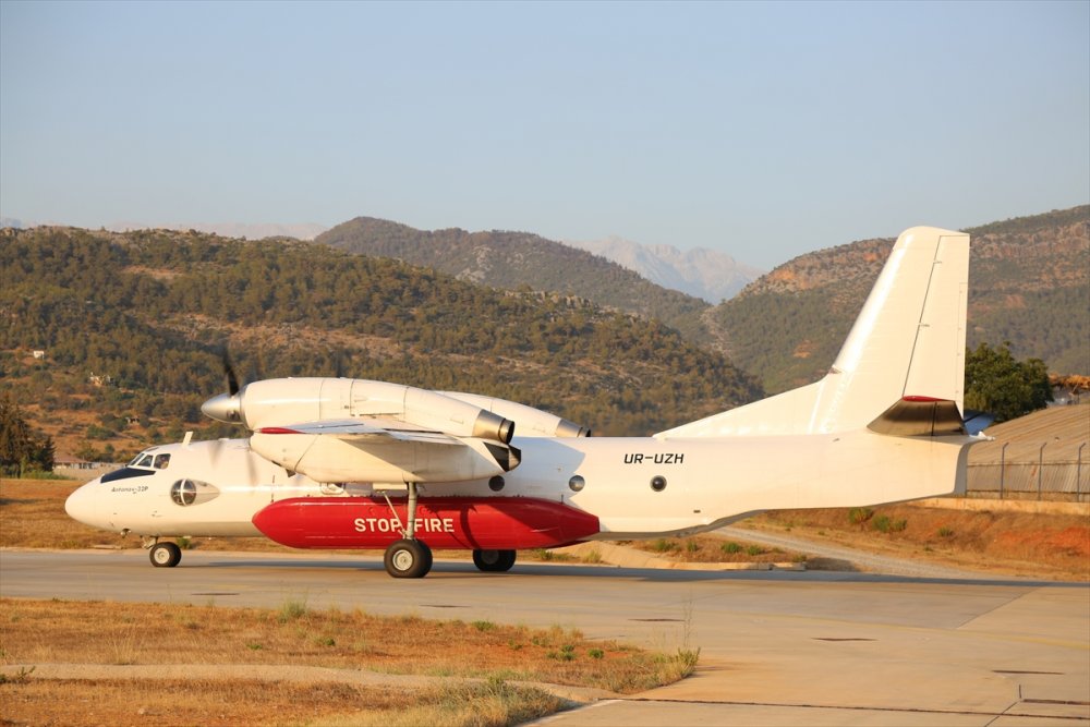 Antalya'daki Orman Yangınlarına Etkin Müdahale İçin Ukrayna'nın 2 Uçağı Da Destek Veriyor