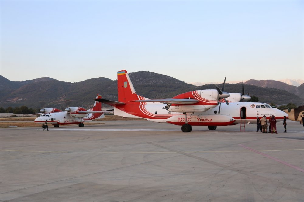 Antalya'daki Orman Yangınlarına Etkin Müdahale İçin Ukrayna'nın 2 Uçağı Da Destek Veriyor