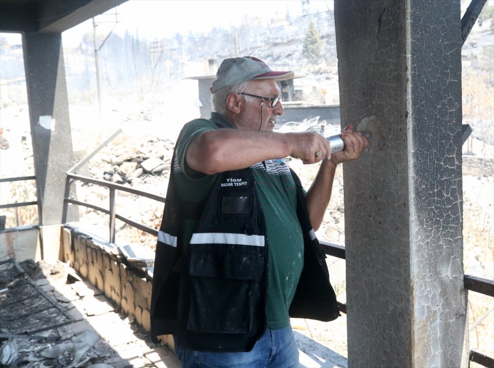 Çevre Ve Şehircilik Bakanlığı Manavgat'ta Hasar Tespit Çalışmalarını Sürdürüyor