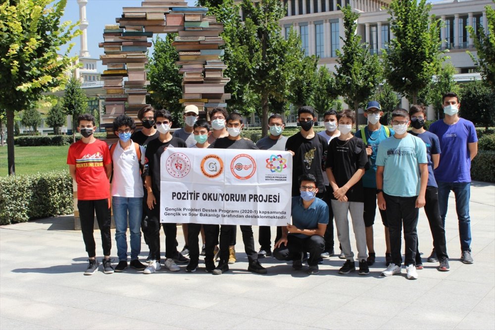 Pozitif Gençlik Spor Ve İzcilik Kulübü Üyeleri Millet Kütüphanesi'ni Ziyaret Etti