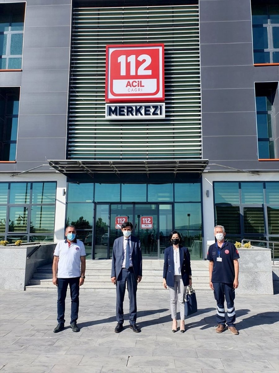 Sağlık Hizmetleri Başkanı Koyuncu Ve Başkan Yardımcısı 112 Acil Çağrı Merkezini Ziyaret Etti