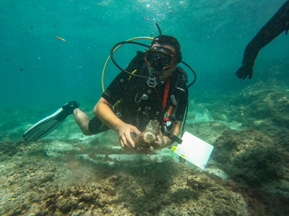 Doğu Akdeniz'de Dalış Yapan Gönüllüler, Su Altını Hayalet Ağlar Ve Çeşitli Atıklardan Arındırıyor