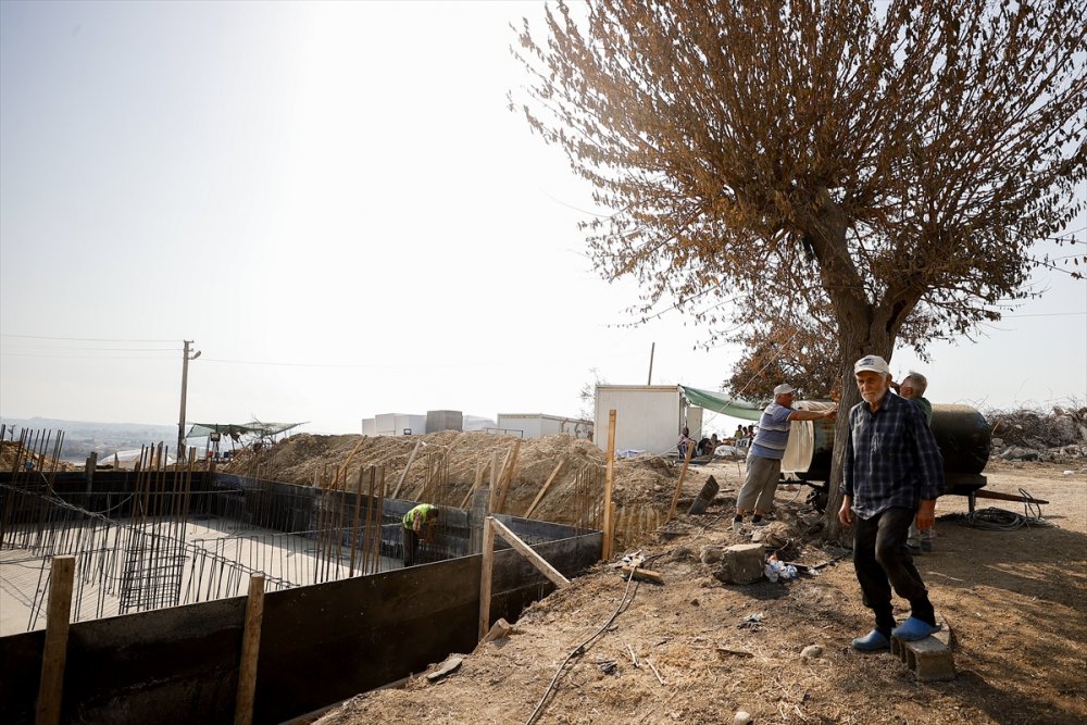 Yanan Evin Temeli, Bakan Kurum'un Talimatıyla Hızla Atıldı