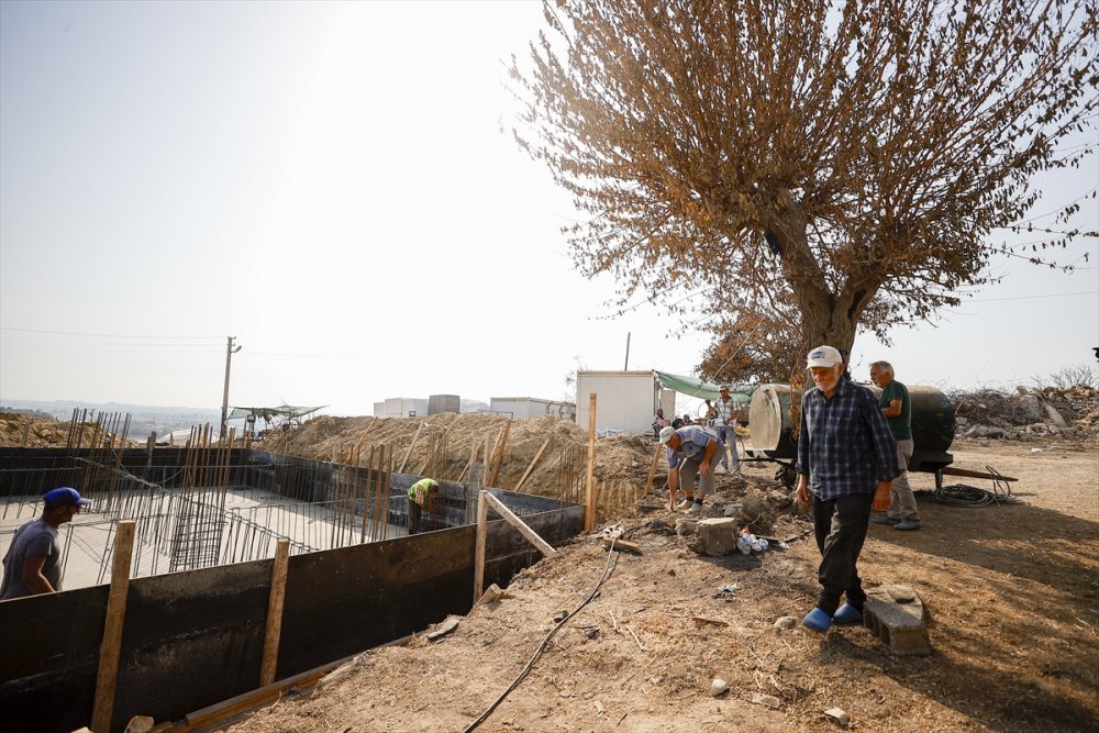 Yanan Evin Temeli, Bakan Kurum'un Talimatıyla Hızla Atıldı