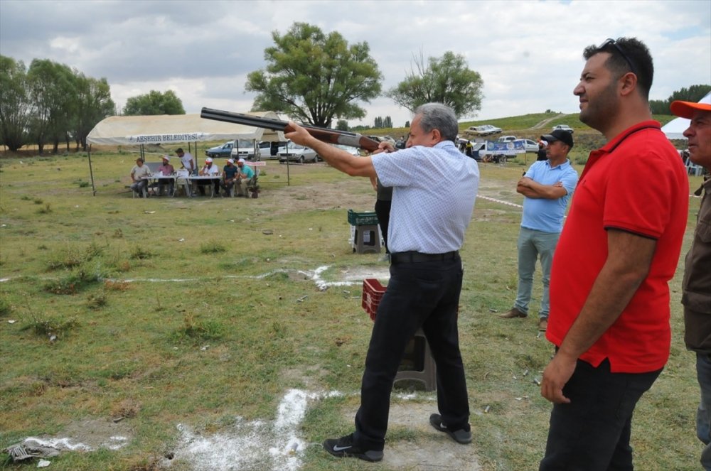 Konya Akşehir'de Trap Atış Yarışması Düzenlendi