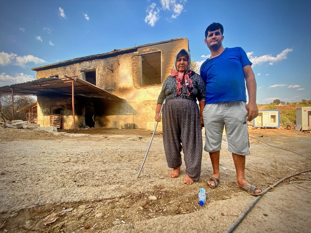 Manavgat Yanıgınında Alevlerden Mucize Kurtuluş