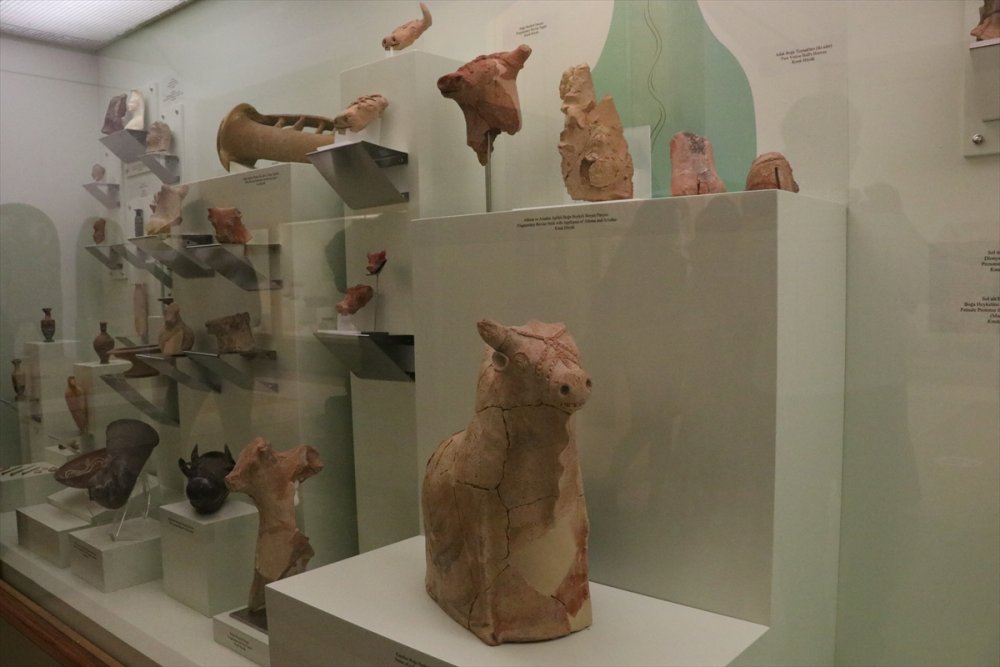 Niğde'de 4 Höyükten Çıkarılan Tarihi Eserler Müzede Sergilenmeye Başlandı