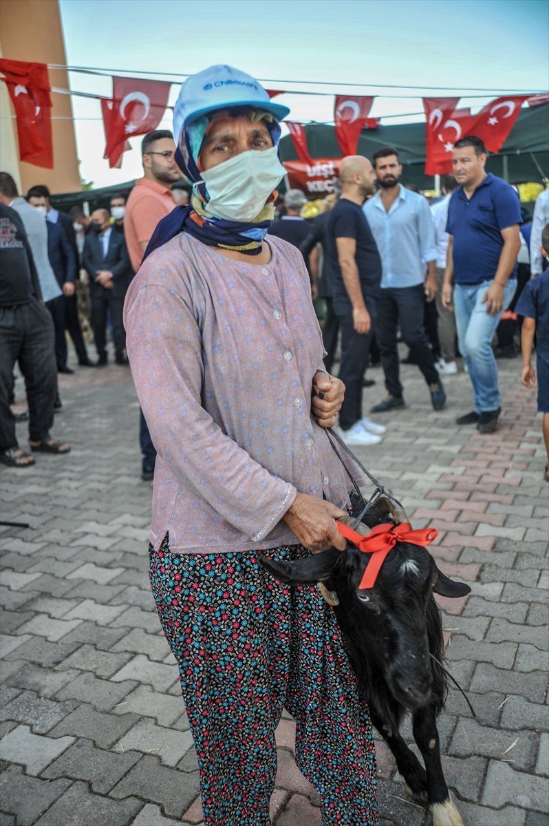 MHP, Manavgat'ta Yangından Zarar Gören Vatandaşlara 500 Küçükbaş Ve Büyükbaş Hayvan Dağıttı