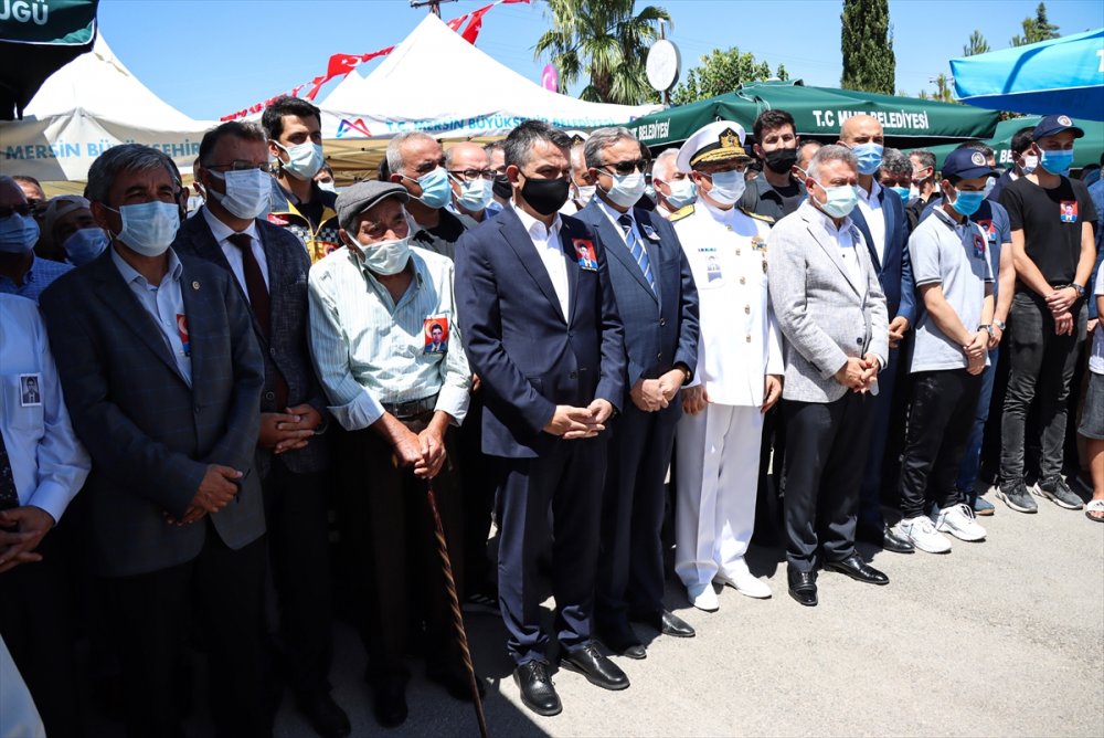 Düşen Yangın Söndürme Uçağındaki Şehidimiz, Mersin'de Toprağa Verildi