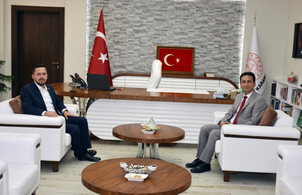 Vekilin Ziyaretinde Karaman'da Eğitim Konuşuldu