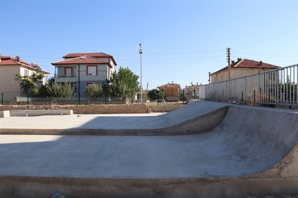 Karaman'da Kaykay Pisti Çalışmaları Devam Ediyor