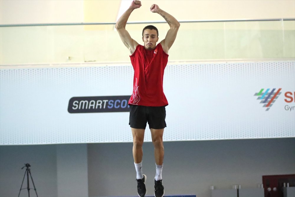 Milli Cimnastikçi Sarp Eren Odabaş, Parkur Dünya Kupası'nda Derece Hedefliyor