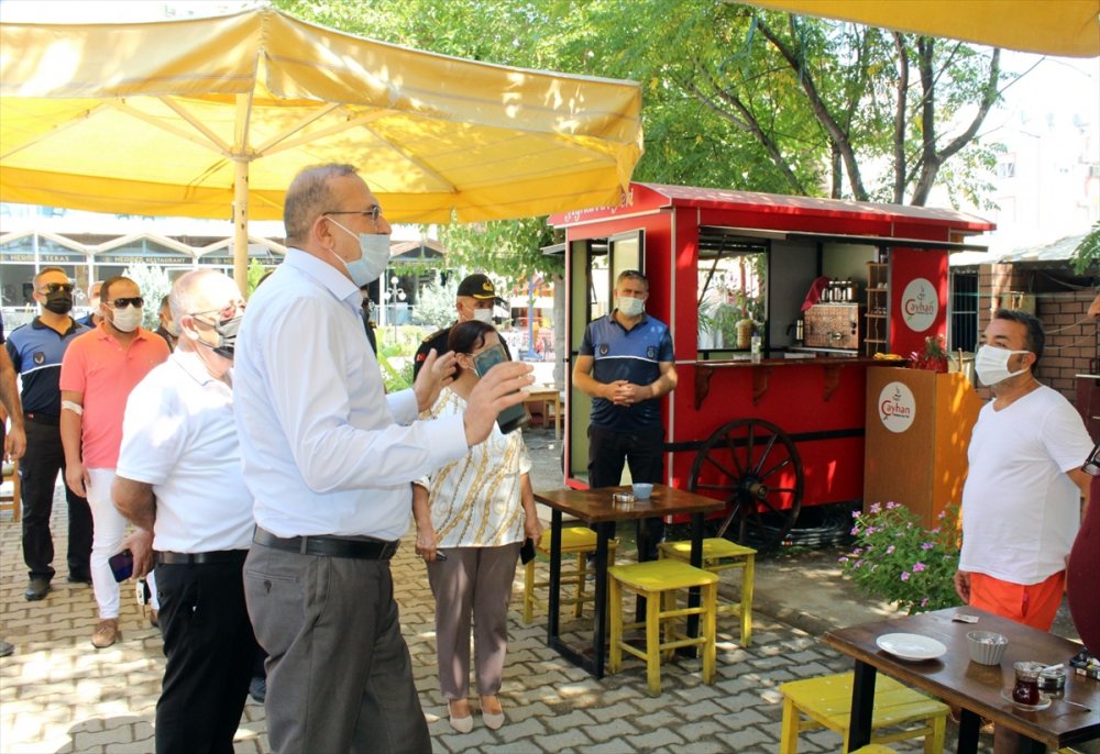 Anamur Kaymakamı Aydın Memük Kovid-19 Denetimlerine Katıldı
