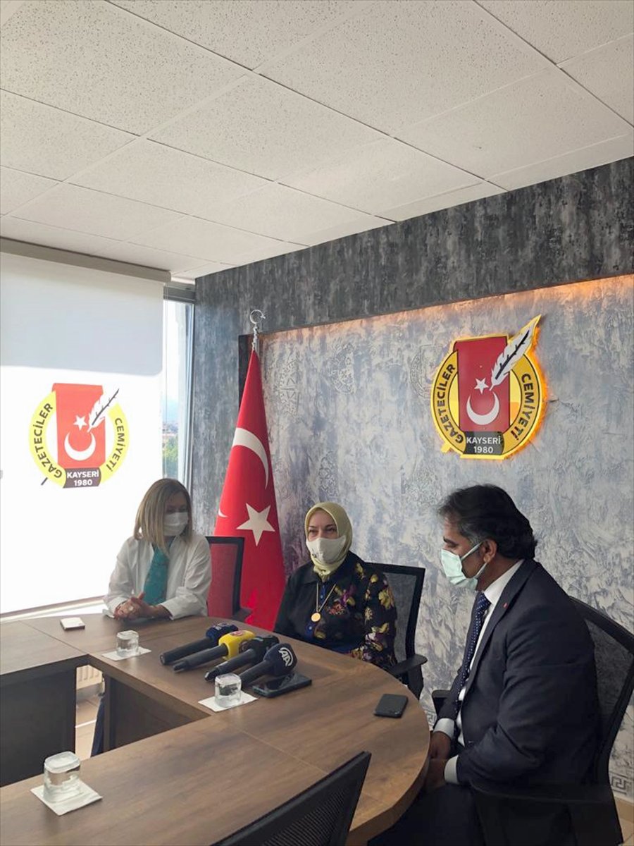 AK Parti Kayseri Milletvekili Hülya Nergis, Kayseri Gazeteciler Cemiyeti'ni Ziyaret Etti