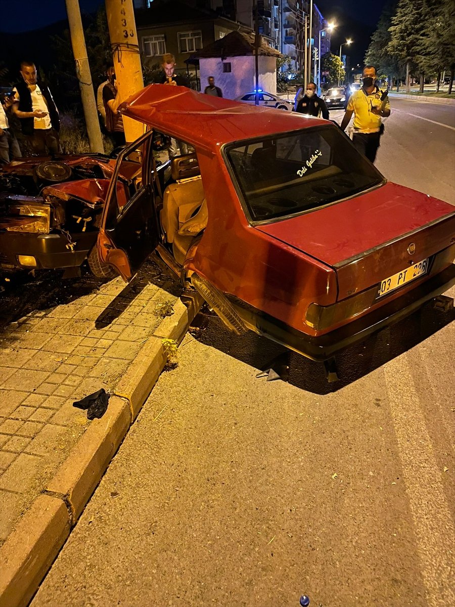 Akşehir’de Trafik Kazası 1 Yaralı