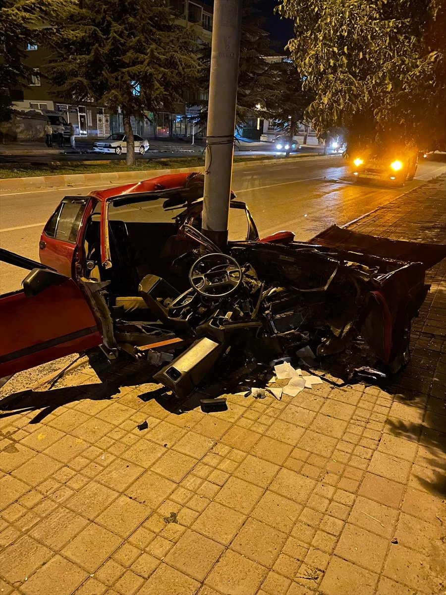 Akşehir’de Trafik Kazası 1 Yaralı