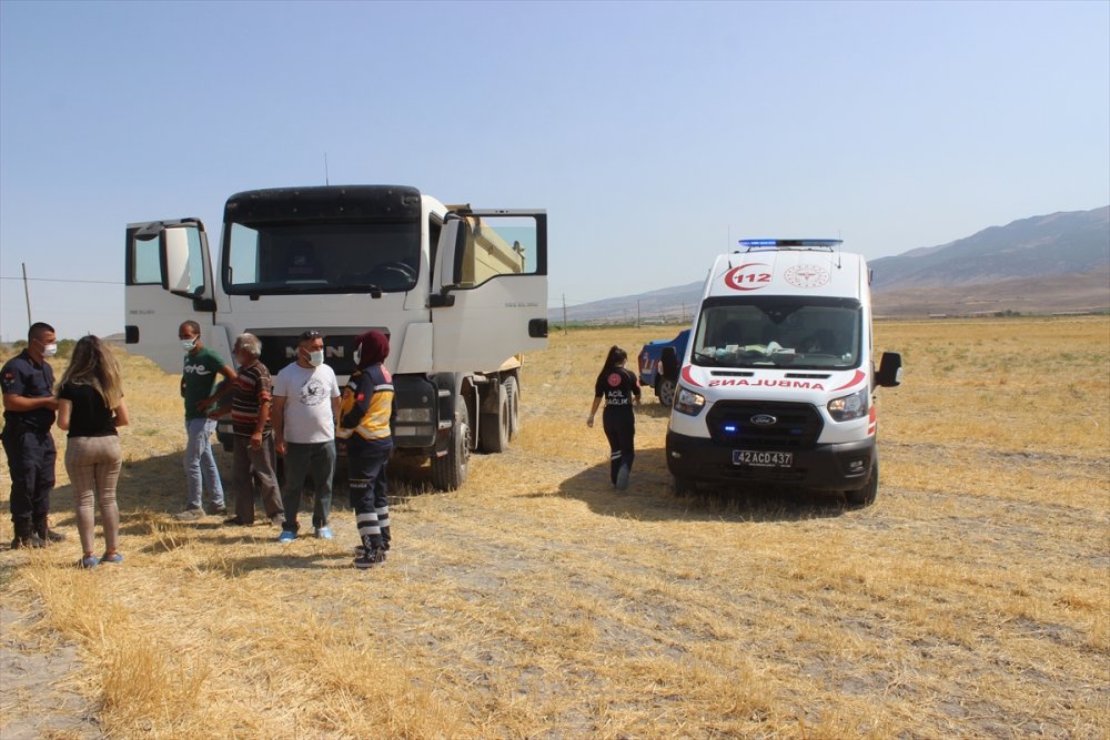 Karapınar'da Kalp Krizi Geçiren Şoför Vefat Etti