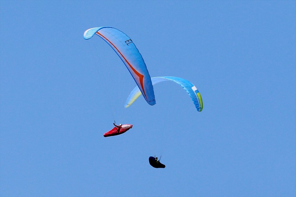 12. Ali Dağı Yamaç Paraşütü Mesafe Şampiyonası, Kayseri'de Başladı