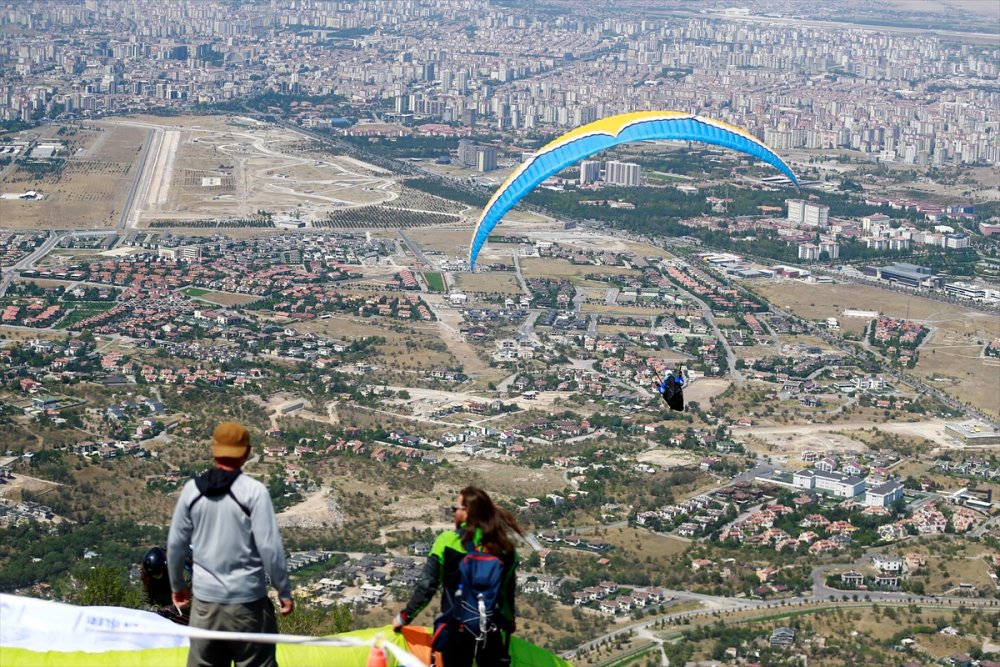 12. Ali Dağı Yamaç Paraşütü Mesafe Şampiyonası, Kayseri'de Devam Ediyor
