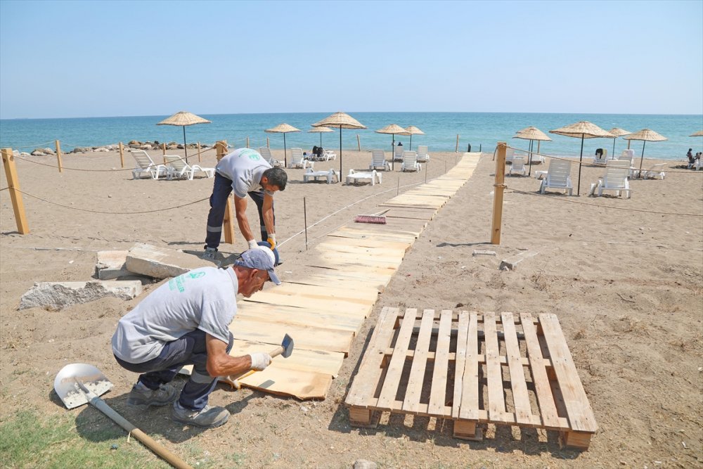 Mersin'de Soli Pompeipolis Parkı'na Engelli Rampası Yapıldı