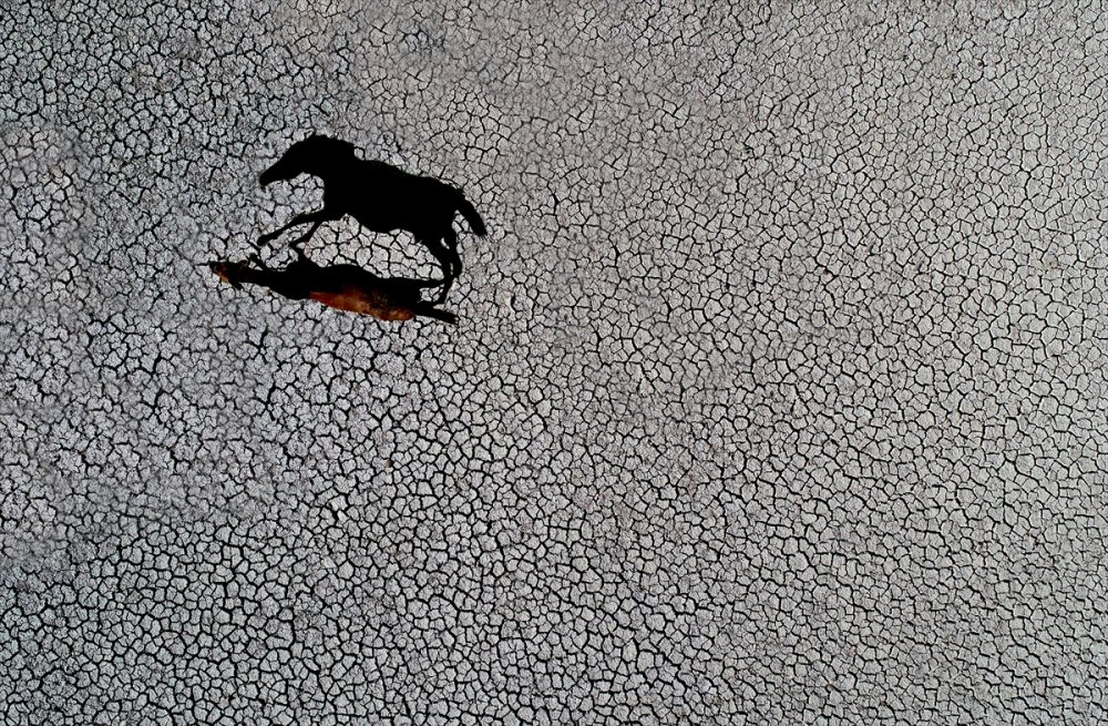 Konya'daki Suğla Gölü, Mevsimsel Kuraklık Nedeniyle Zor Günler Yaşıyor