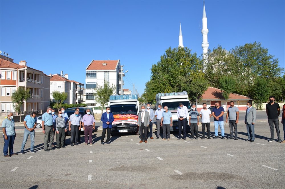 Karaman'dan Manavgat'a Üç Yardım Kamyoneti Gönderildi