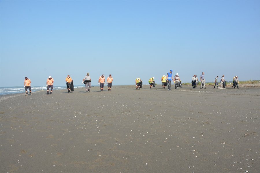Mersin'de, Suriye Kaynaklı Petrol Sızıntısına İlişkin Temizlik Çalışması Başlatıldı