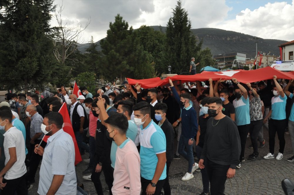 Şehit Piyade Sözleşmeli Er Ömer Faruk Erdem, Konya'da Son Yolculuğuna Uğurlandı